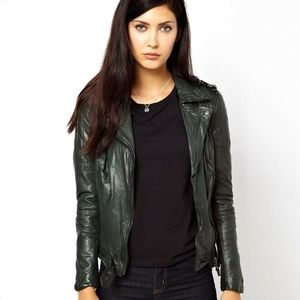 Muubaa leather jacket. Free people. US size 6